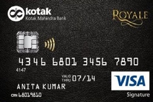 Kotak Royale Signature Credit Card Fees